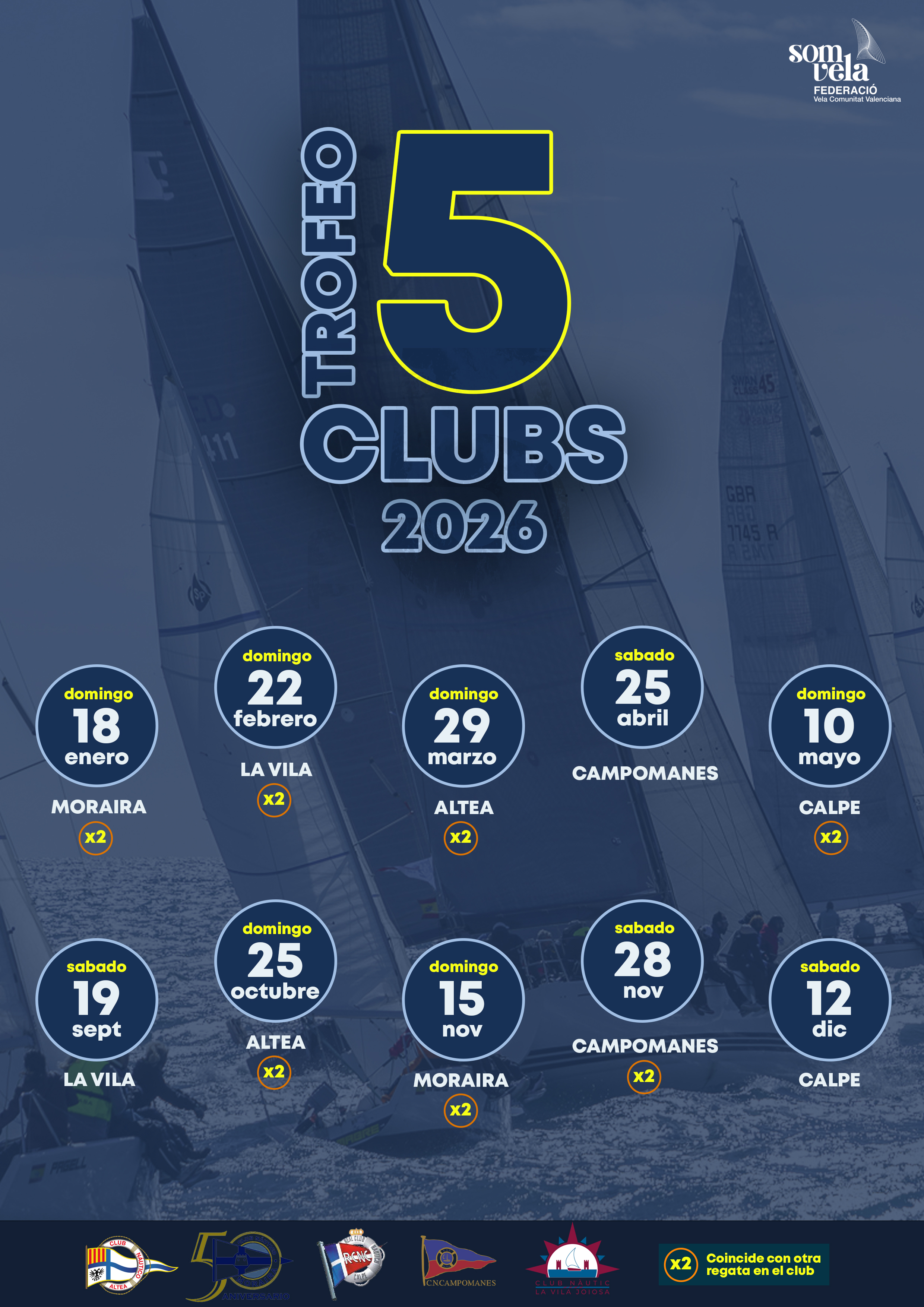 Calendario Regatas
